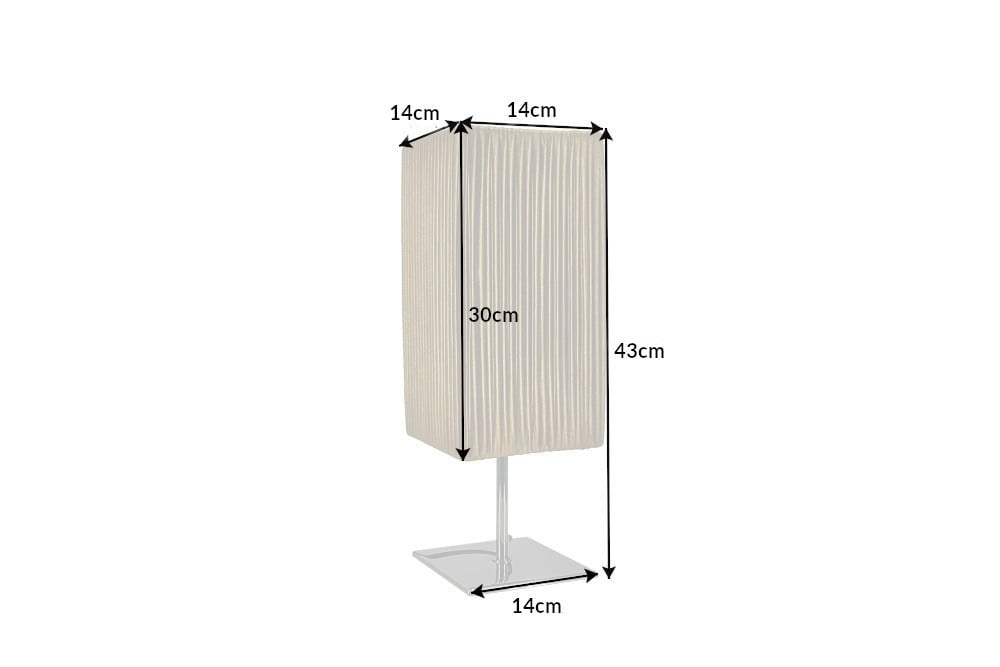 Lampe de table design moderne PARIS 43cm lampe de table dorée - 10034