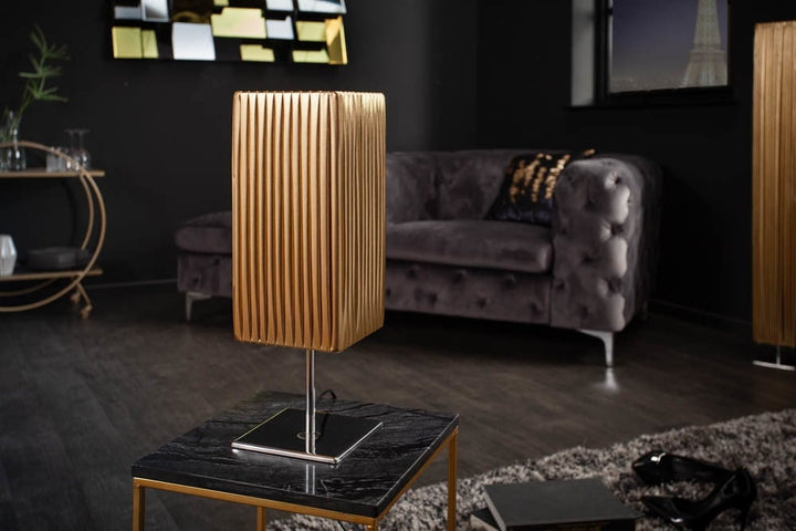 Lampe de table design moderne PARIS 43cm lampe de table dorée - 10034