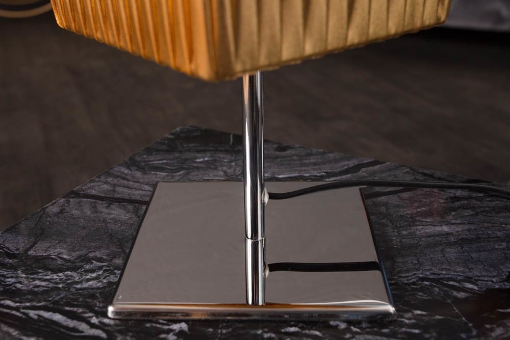 Lampe de table design moderne PARIS 43cm lampe de table dorée - 10034