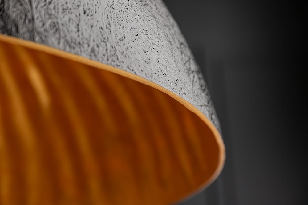 Lampe à suspension design élégante GLOW 70cm lampe à suspension en or noir - 10719