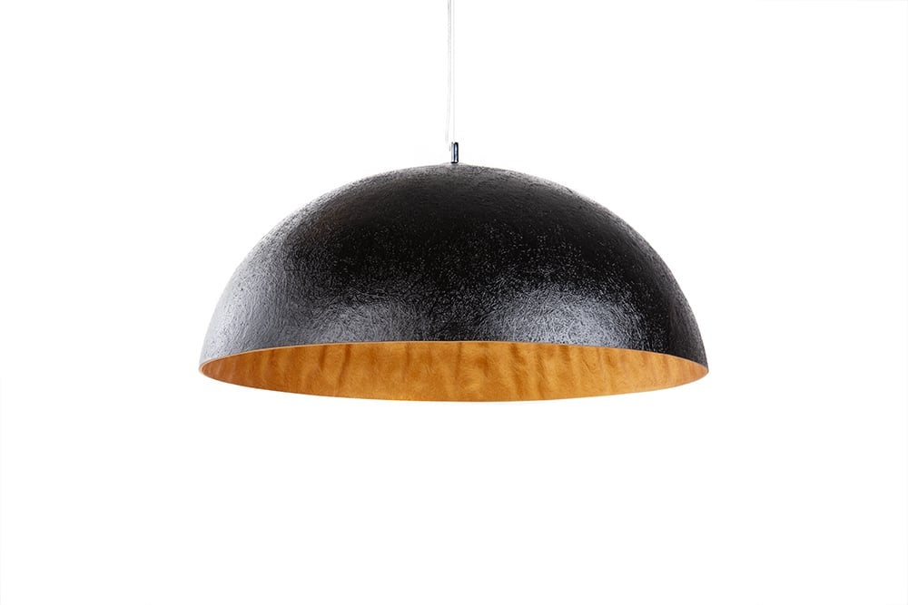 Lampe à suspension design élégante GLOW 70cm lampe à suspension en or noir - 10719