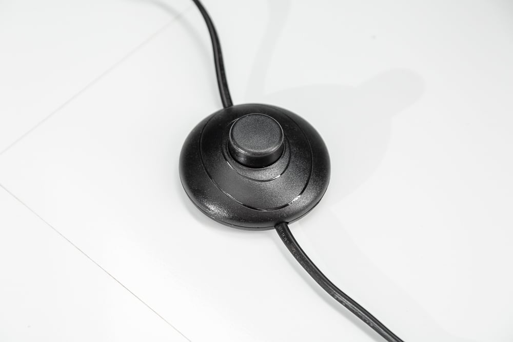 Lampe arc design FORMA 215cm lampadaire noir doré avec socle en marbre - 13069