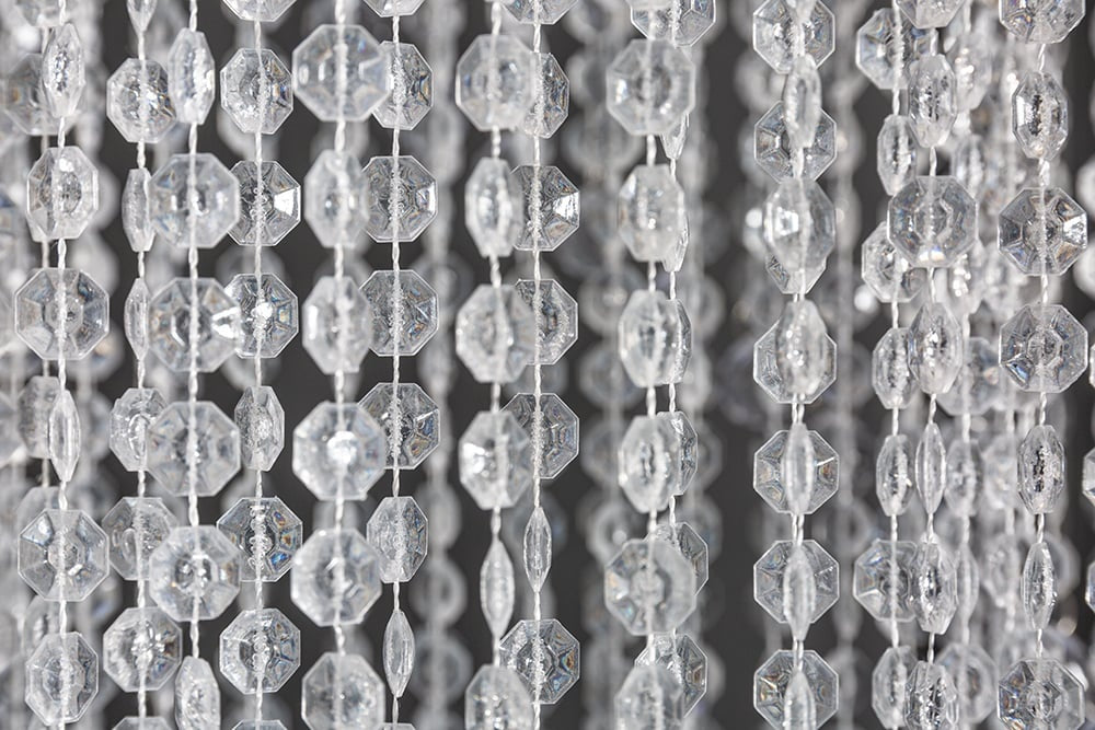 Lampe à suspension extravagante BIG STRASS L 160cm Lampe à suspension Pierres de Strass - 1541