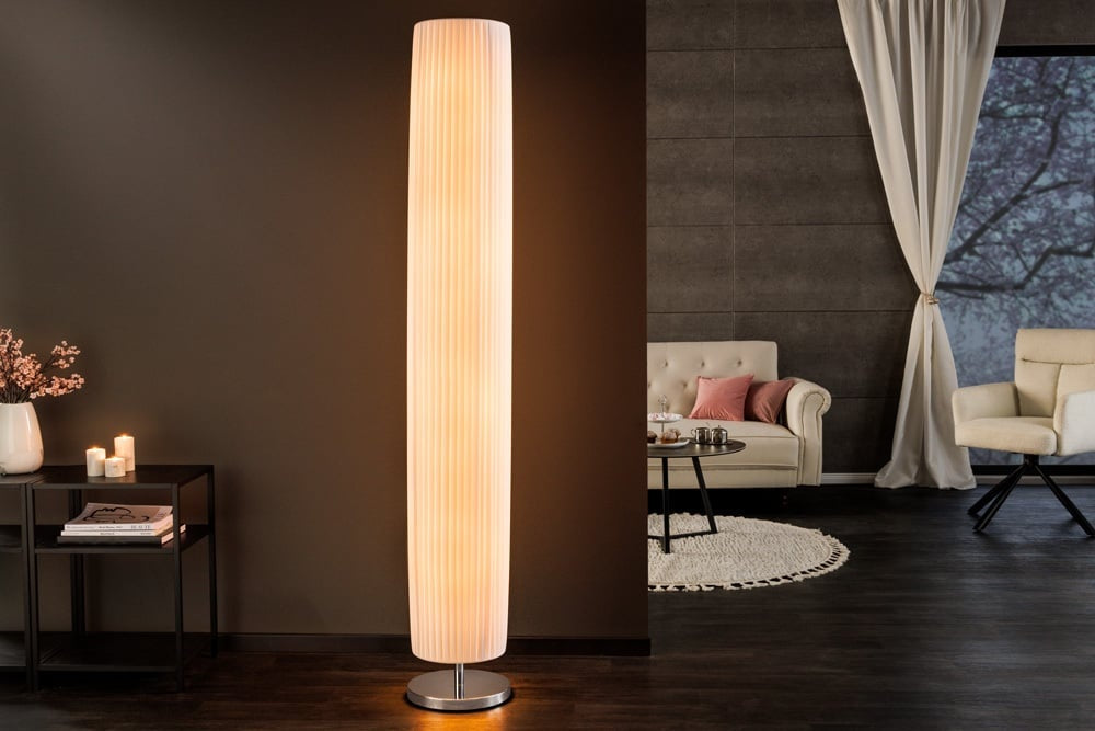 Lampadaire design moderne SALONE 195cm lampadaire blanc - 1591