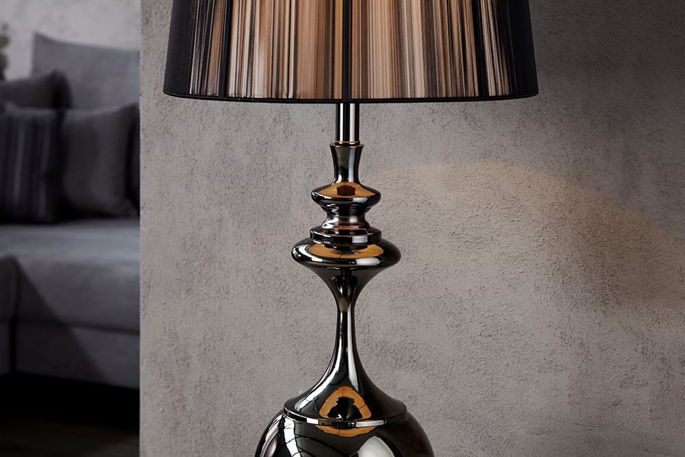 Lampadaire design noble LUCIE 160cm lampadaire noir de style baroque - 20512