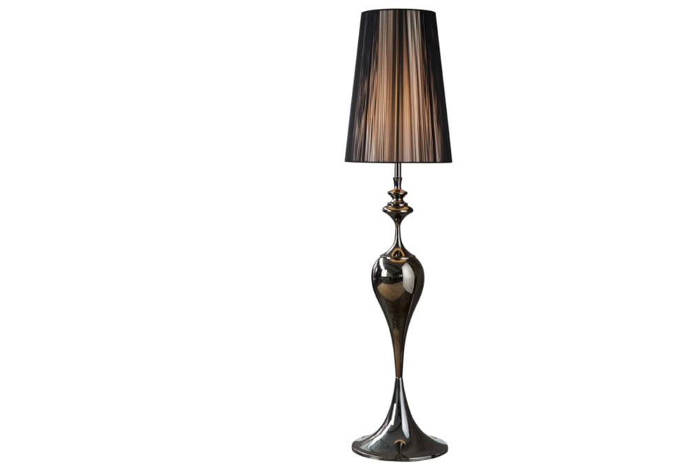 Lampadaire design noble LUCIE 160cm lampadaire noir de style baroque - 20512
