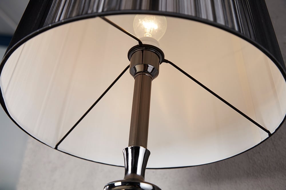 Lampadaire design noble LUCIE 160cm lampadaire noir de style baroque - 20512