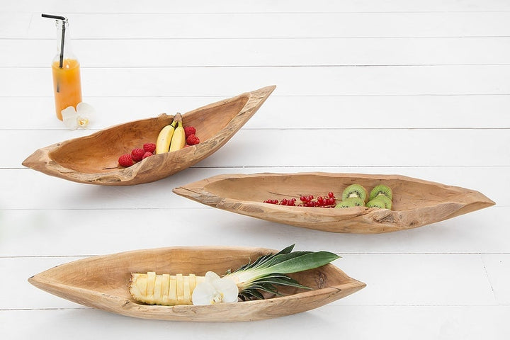 Bol massif NATURE BOAT 60cm bois de racine de teck naturel - 21053