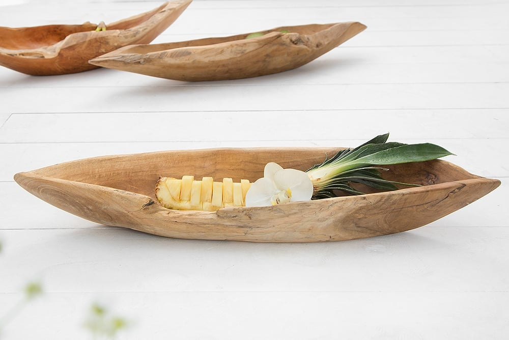 Bol massif NATURE BOAT 60cm bois de racine de teck naturel - 21053
