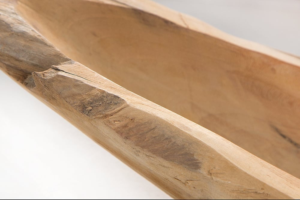 Bol massif NATURE BOAT 60cm bois de racine de teck naturel - 21053