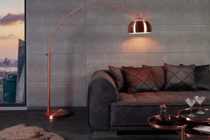 Lampe arc extensible LOUNGE DEAL 170-210cm lampadaire cuivre - 21599