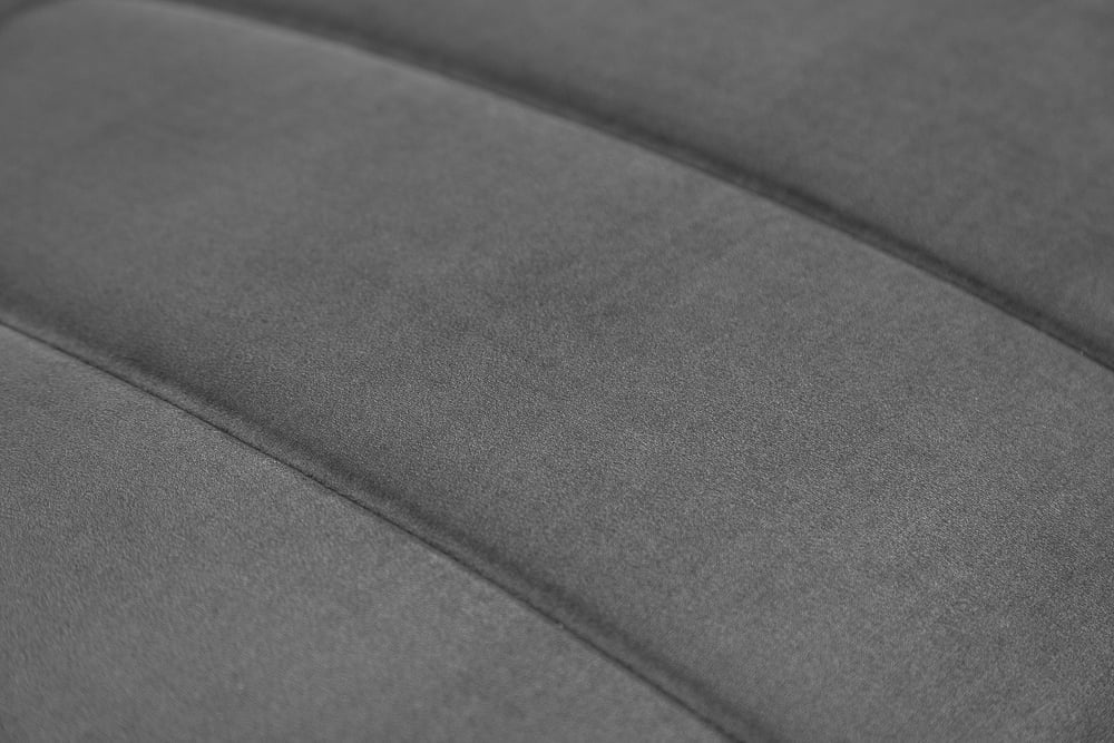 Canapé lounge design 3 places PETIT BEAUTE Canapé convertible 180cm en velours gris - 40028