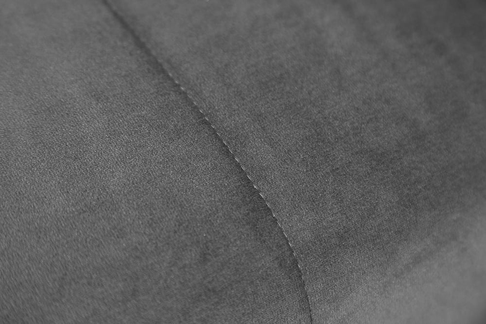 Canapé lounge design 3 places PETIT BEAUTE Canapé convertible 180cm en velours gris - 40028