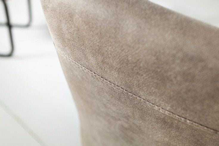 chaise cantilever industrielle APARTMENT taupe antique avec structure en métal - 40552