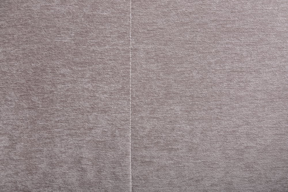 Grand canapé d'angle HEAVEN 255cm velours taupe avec coussins style country - 40674