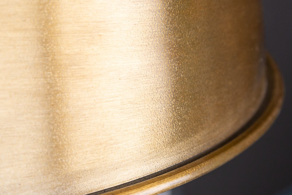 Lampe à suspension design INDUSTRIELLE 45cm lampe à suspension ronde en métal doré réglable en hauteur - 41446