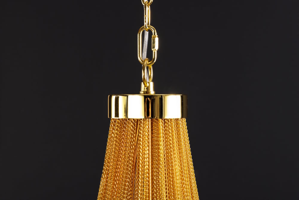 Lustre extravagant ROYAL XL 70cm lampe suspendue dorée - 42002