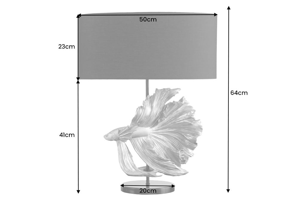 Lampe de table design CROWNTAIL 65cm abat-jour tissu rouge noir socle marbre - 43171
