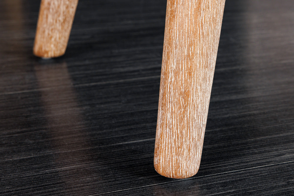 Canapé design SCARLETT 90cm velours café beige - 43279