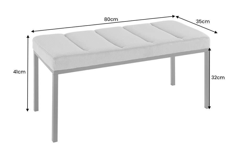 Canapé design PETIT BEAUTE 80cm corde verte structure noire - 43313