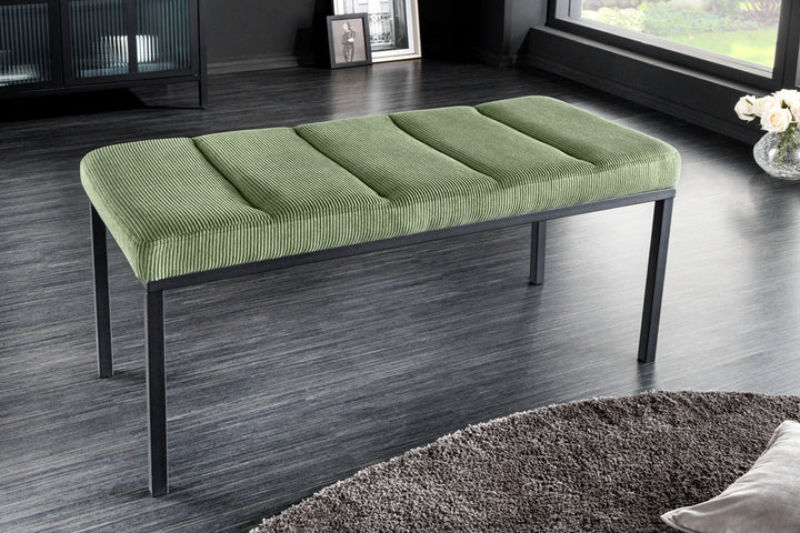Canapé design PETIT BEAUTE 80cm corde verte structure noire - 43313