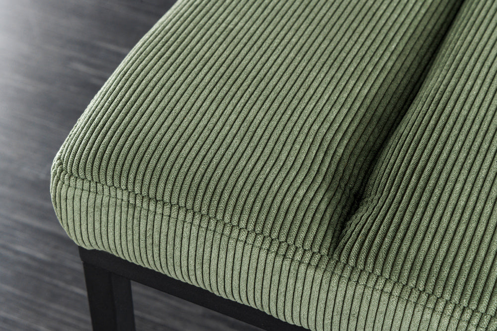 Canapé design PETIT BEAUTE 80cm corde verte structure noire - 43313