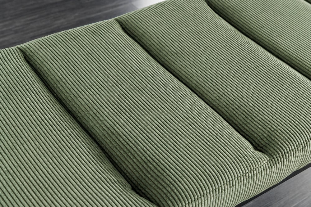 Canapé design PETIT BEAUTE 80cm corde verte structure noire - 43313