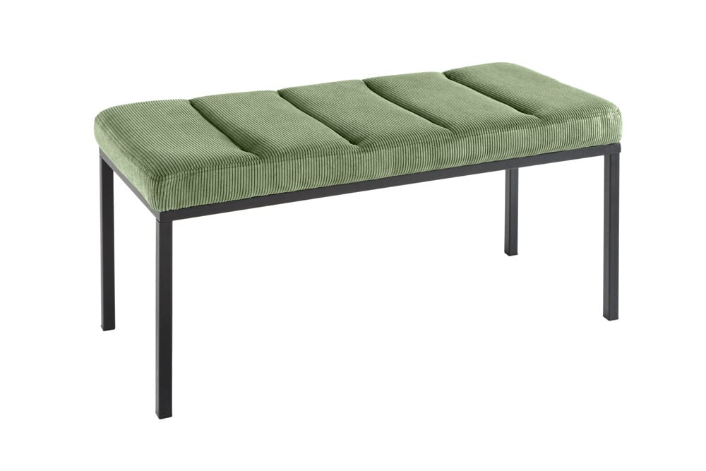Canapé design PETIT BEAUTE 80cm corde verte structure noire - 43313