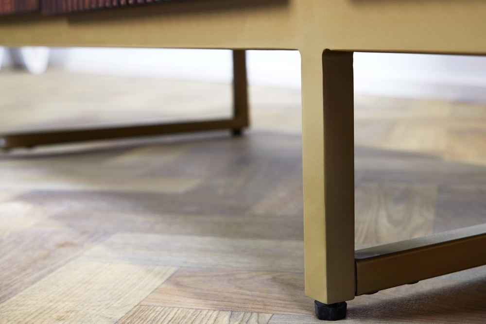 Buffet design GATSBY 160cm marron or mat Mangoholz Retro - 43333