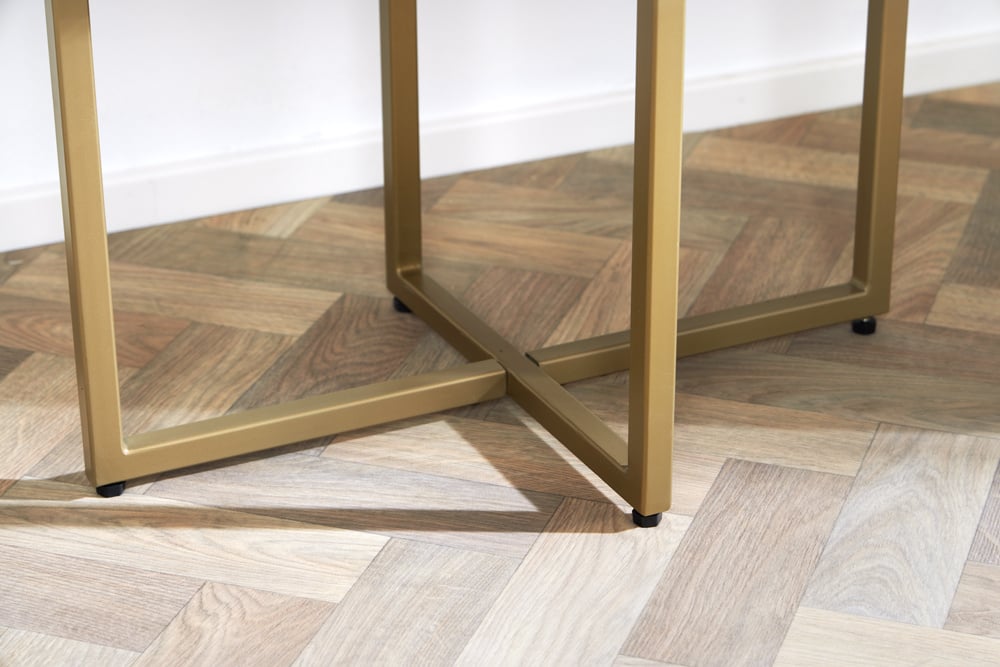 Buffet design GATSBY 125cm marron or mat Mangoholz Retro - 43335