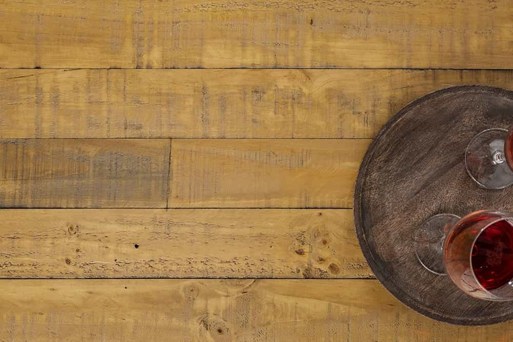 Banc en bois massif THOR 200cm pin marron vintage design industriel recyclé - 43677