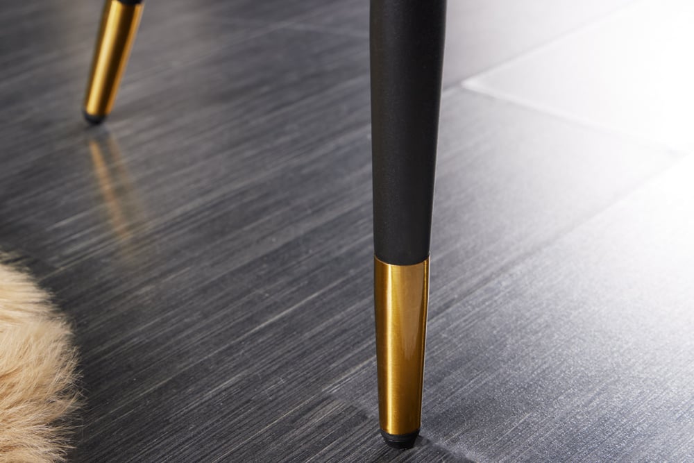 Canapé design PARIS 160cm velours jaune moutarde dossier rétro - 43681