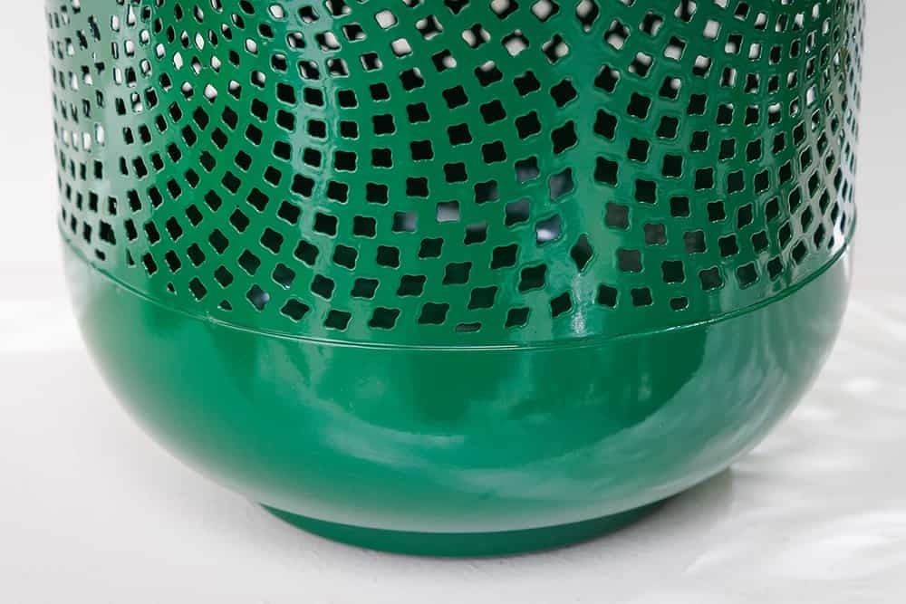 Lanterne décorative CANDLE LIGHT 30cm lanterne faite main en métal vert noble - 43829