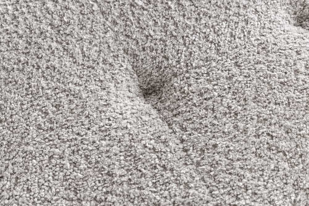 Canapé design BOUTIQUE 100cm gris champagne Boucle pieds métal noir rembourré - 44246