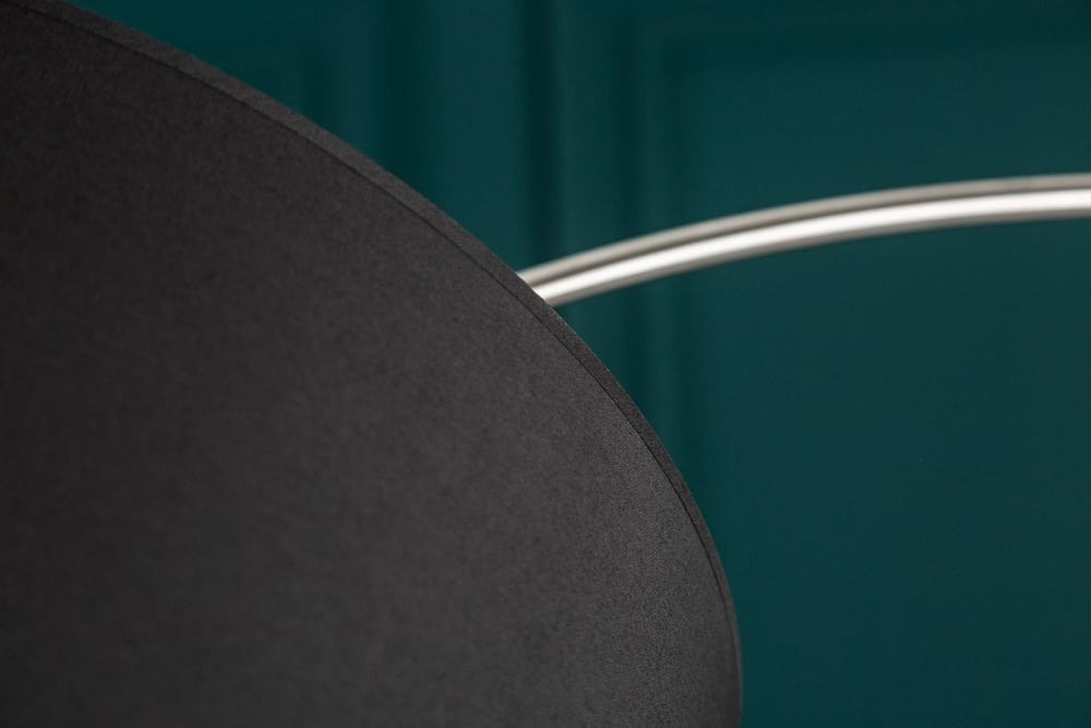 Lampe à arc réglable PYTHON 190cm lampe à arc rétro noir doré - 5758