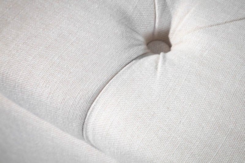 Canapé coffre Chesterfield CASTLE 100cm canapé beige style campagne avec rangements - 40408