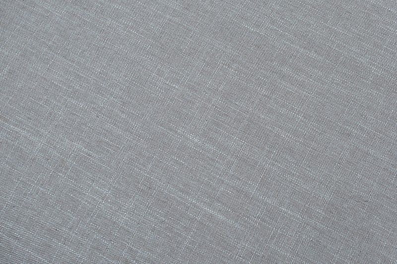 Grand canapé 3 places HEAVEN 200 cm housse de canapé déhoussable en tissu lin gris - 38936