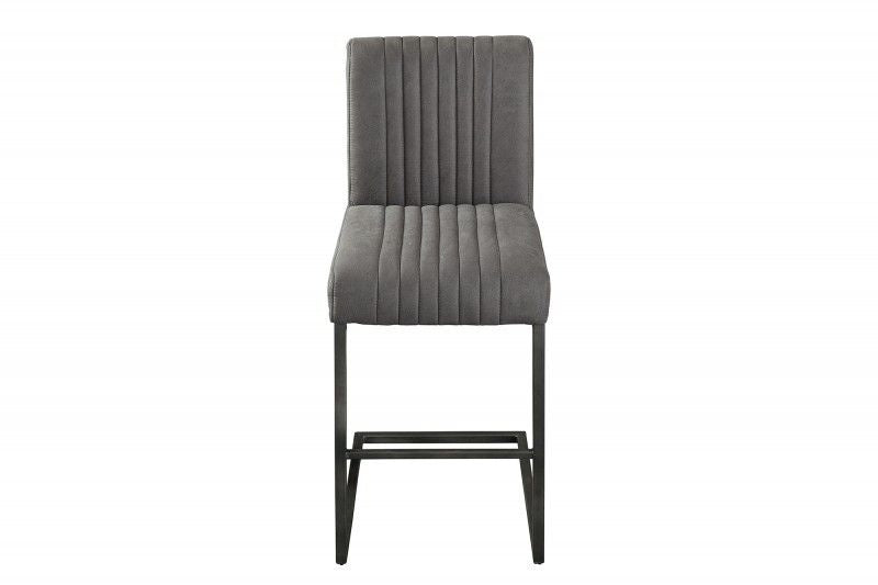 Chaise de bar de haute qualité BIG ASTON tabouret de bar gris antique luge - 40006
