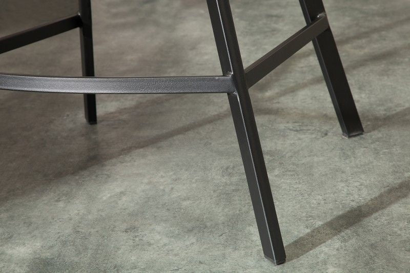 Chaise de bar rétro LOFT 100cm tabouret de bar marron antique avec accoudoir - 39082