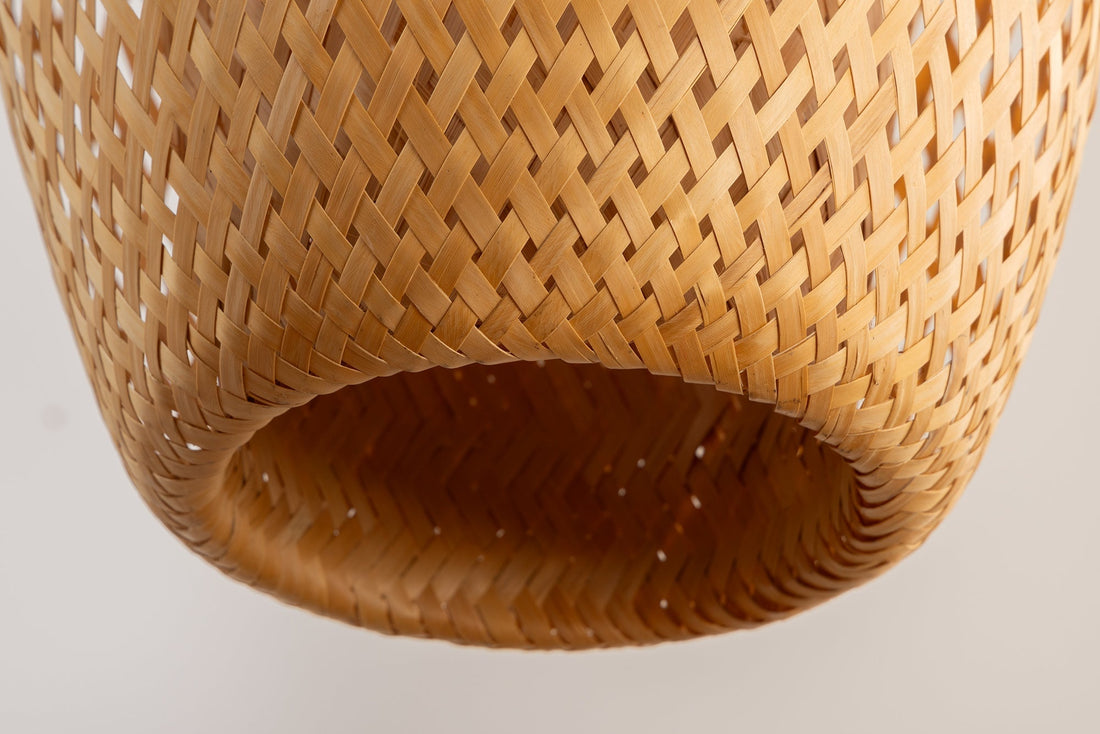 Lampe suspendue ORGANIC LIVING 60cm bambou naturel - 40579