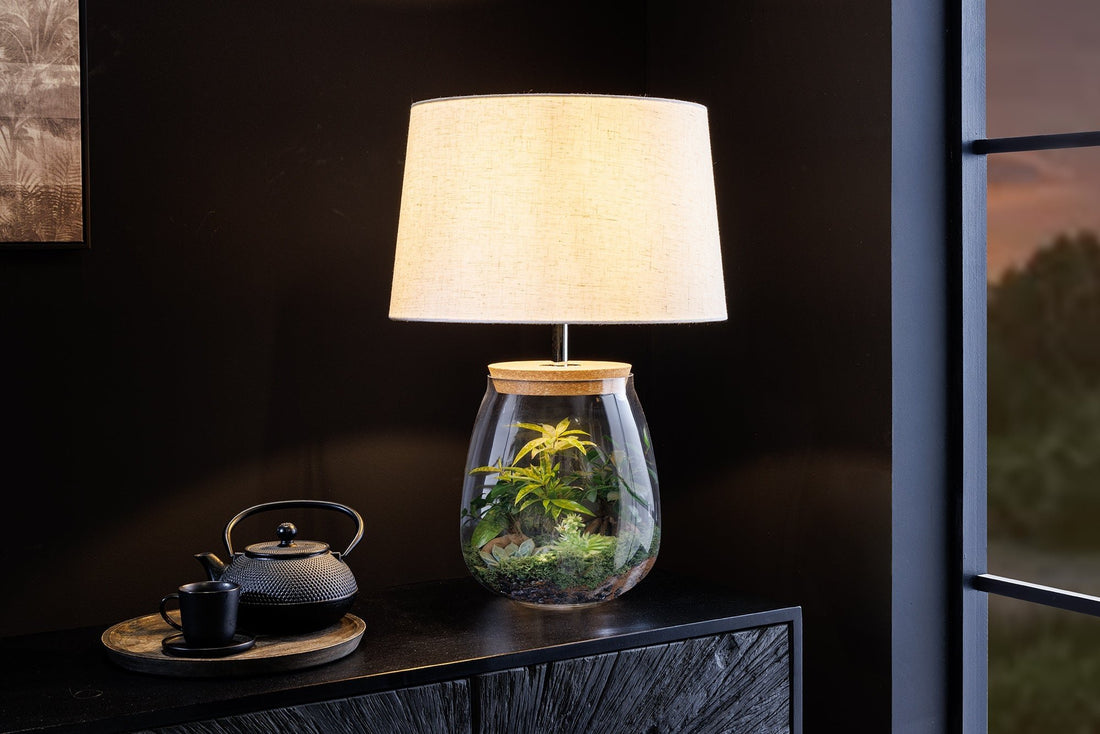 Lampe de table CLASSICO 60cm verre à remplir - 44817