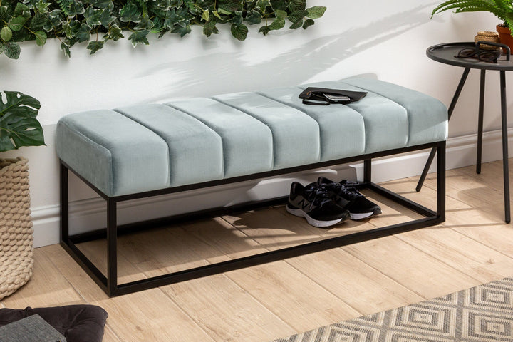 Canapé PETIT BEAUTE 110cm velours menthe - 44268