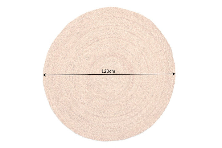 Tapis PURE NATURE 120cm jute naturel - 44433