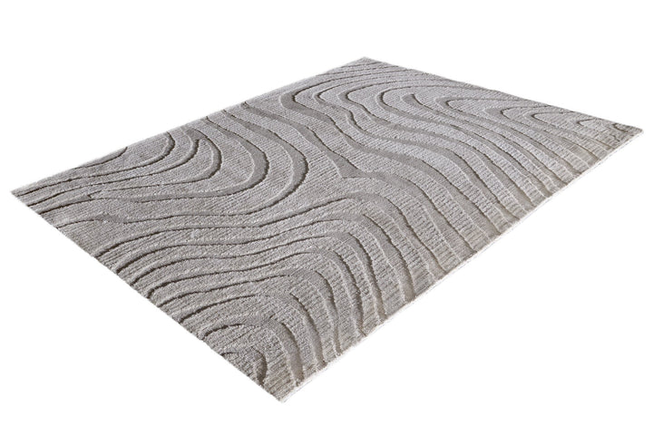 Tapis Wave 170x240cm gris - 43130