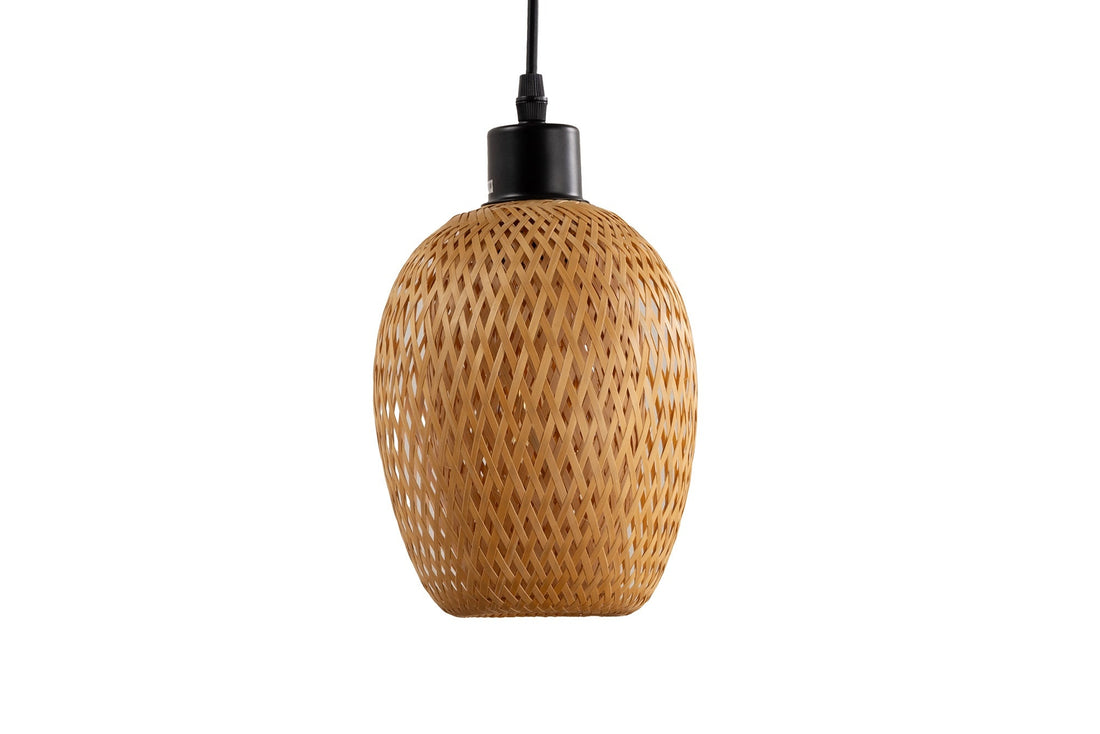 Lampe suspendue ORGANIC LIVING 20cm bambou naturel - 40586
