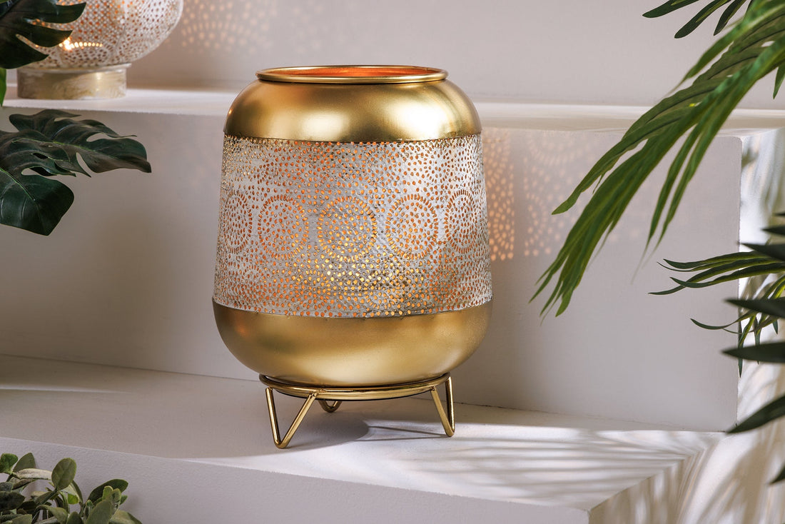 Lanterne ORIENT 25cm or antique - 43827