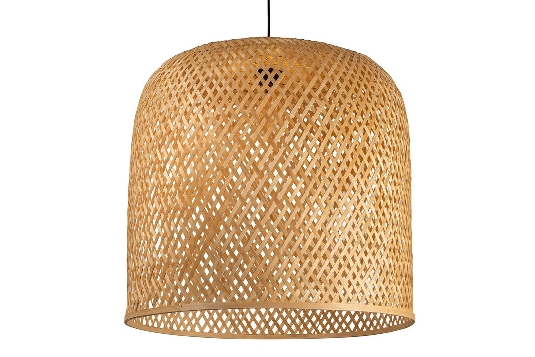 Lampe suspendue ORGANIC LIVING 55cm bambou naturel - 40583