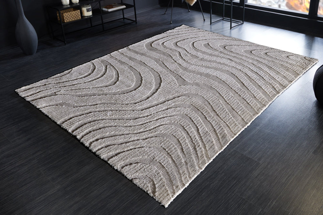 Tapis Wave 170x240cm gris - 43130