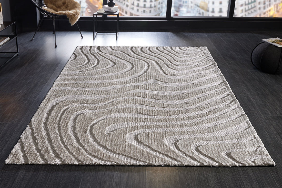 Tapis Wave 170x240cm gris - 43130