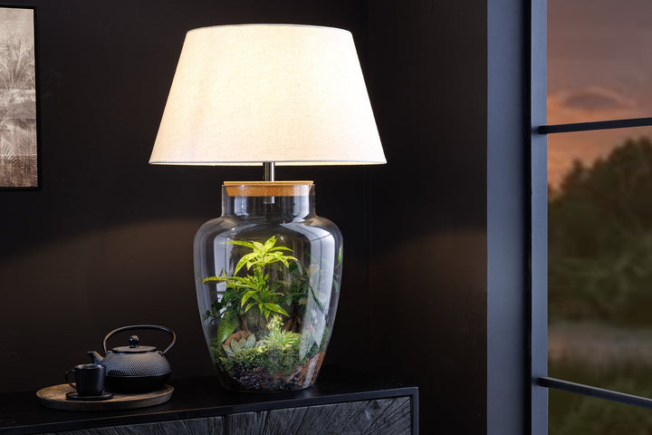 Lampe de table CLASSICO 80cm verre à remplir - 44816